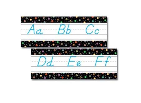 DOTS ON BLOCK ALPHABET