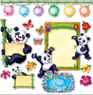 PANDA PALS BULLETIN SET