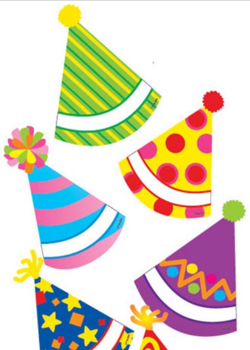 PARTY HATS CUT-OUTS