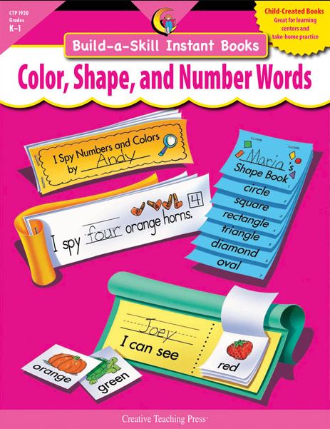 COLOR, SHAPE & NUMBER WORDS