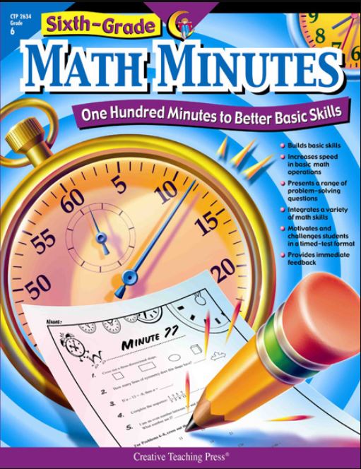 MATH MINUTES - 6TH GRADE