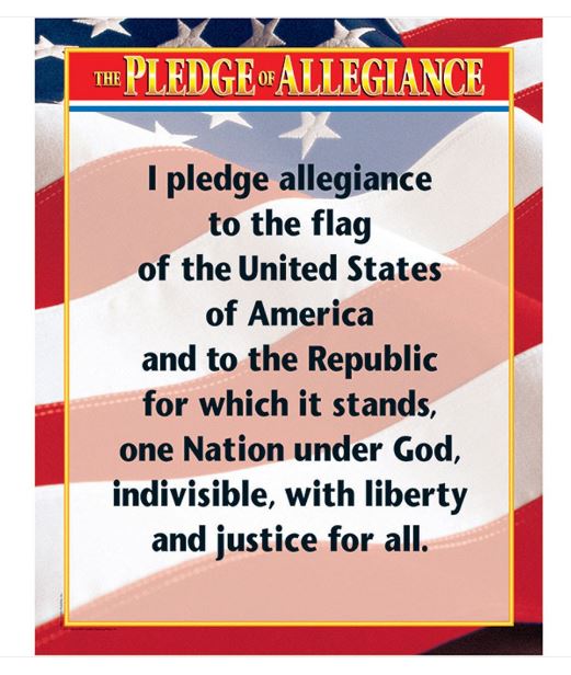 THE PLEDGE OF ALLEGIANCE