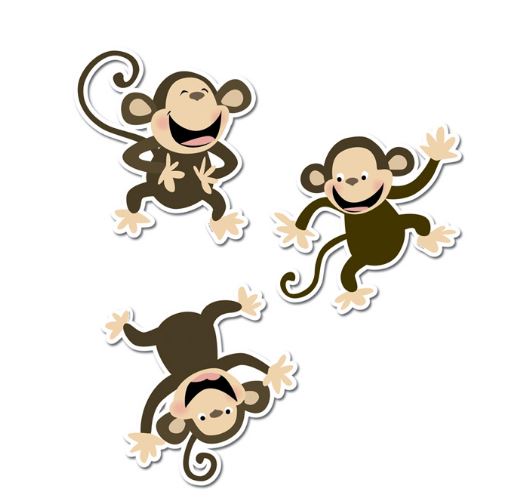 MONKEYS CUT-OUTS