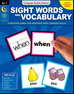 SIGHT WORDS AND VOCABULARY,