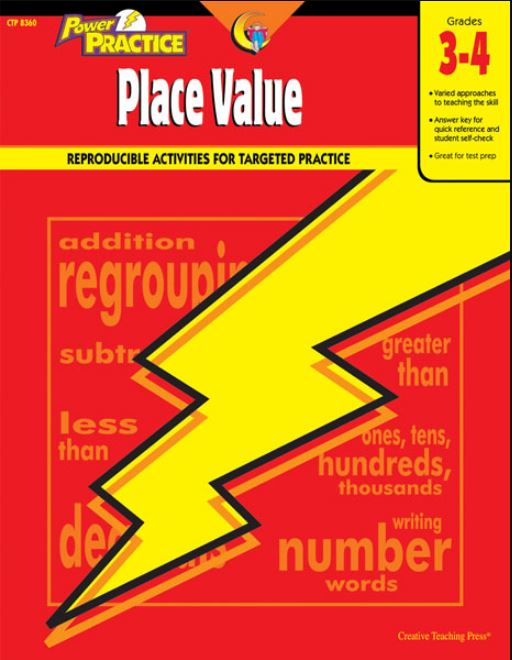 PLACE VALUE 3-4, MATH