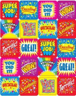 Positive Words Motivational Stickers