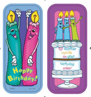 BIRTHDAY BOOKMARKS