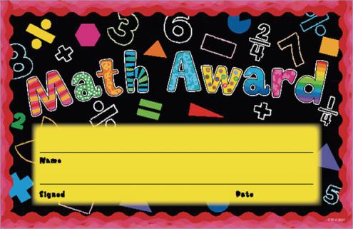 MATH AWARD