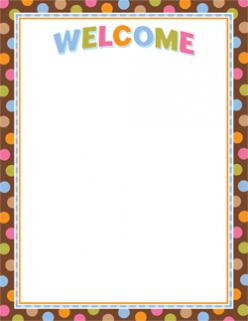 Welcome Classroom Chart