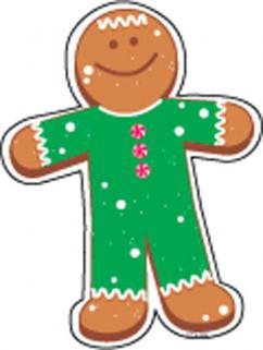 GINGERBREAD PERSON CUT-OUTS