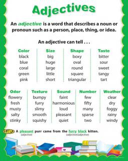 ADJECTIVES CHART