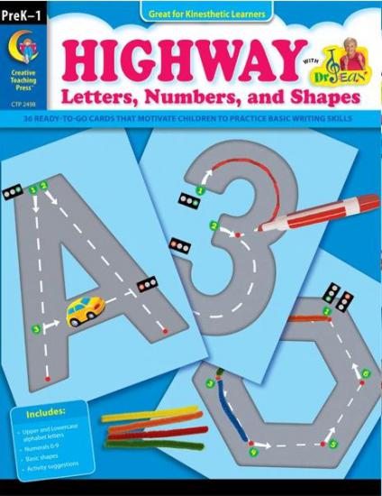 Hıghway Letters, Numbers And Shapes