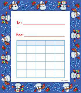 Learning Decor and Classroom Tools (CTP)-Incentive Charts